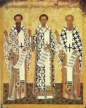 12 февраля — Собор вселенских учителей и святителей Василия Великого, Григория Богослова и Иоанна Златоустого