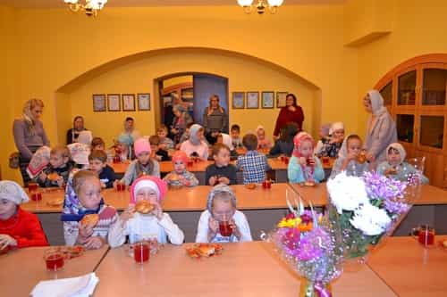 В Воскресной школе храма святых мучениц Веры, Надежды, Любови и матери их Софии начался новый учебный год