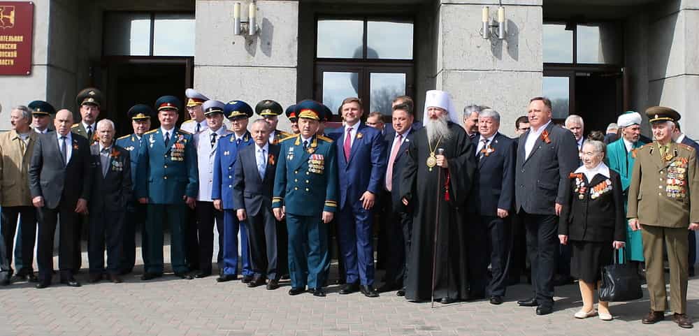 Митрополит Вятский и Слободской Марк посетил мероприятия по случаю Дня Победы