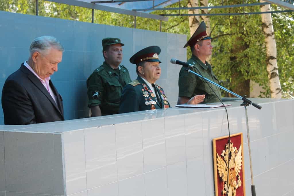 Божие благословение на воинов дивизии