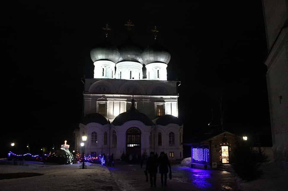Всенощное бдение в Успенском кафедральном соборе накануне Крещения Господня