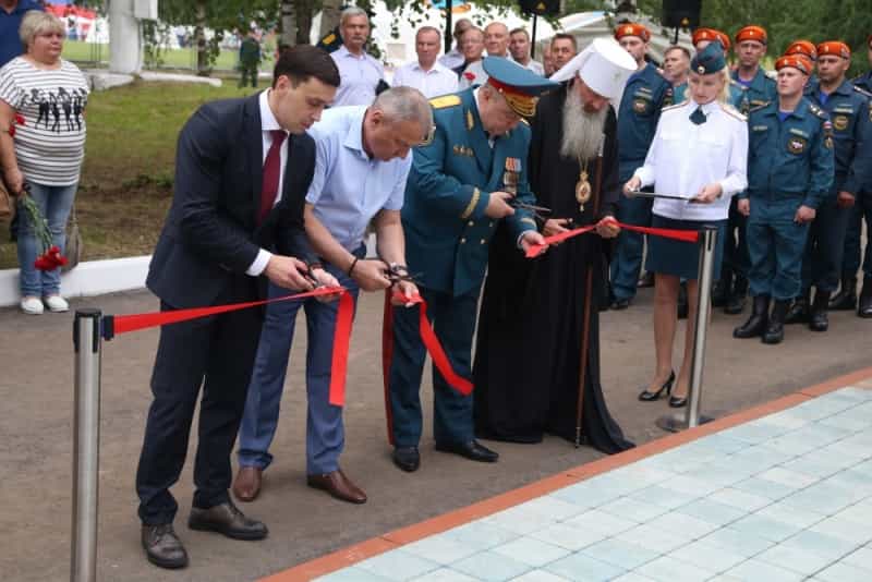 Митрополит Марк принял участие в открытии мемориального комплекса огнеборцам