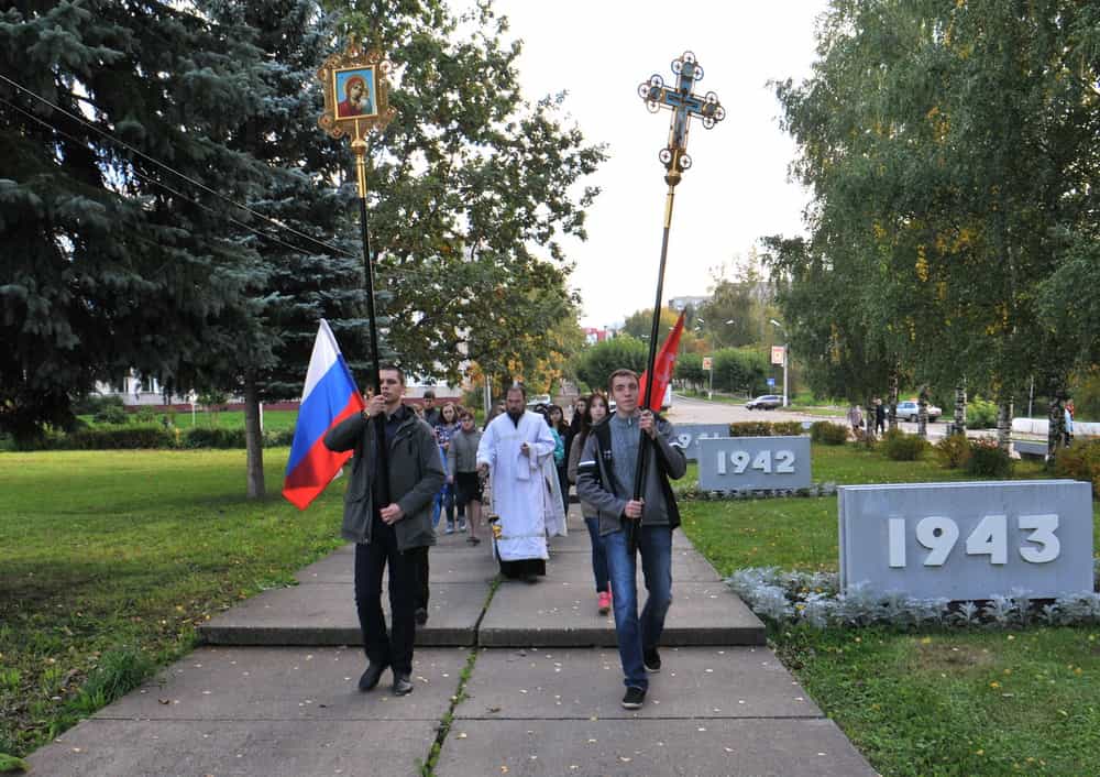 Патриотическая акция «Помним и чтим» прошла в Кирово-Чепецке