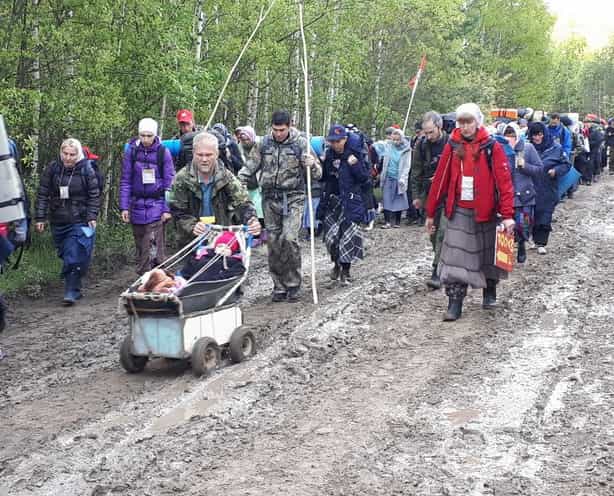 Участники Братства святителя Николая следили за чистотой в крестном ходе