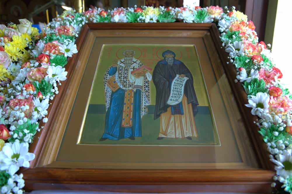 Престольный праздник в храме в честь святых Мефодия и Кирилла города Кирово-Чепецка