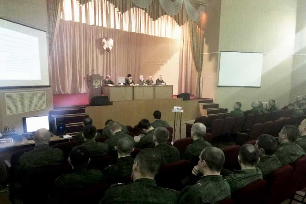 Встреча руководителя епархиального воинского отдела с военнослужащими