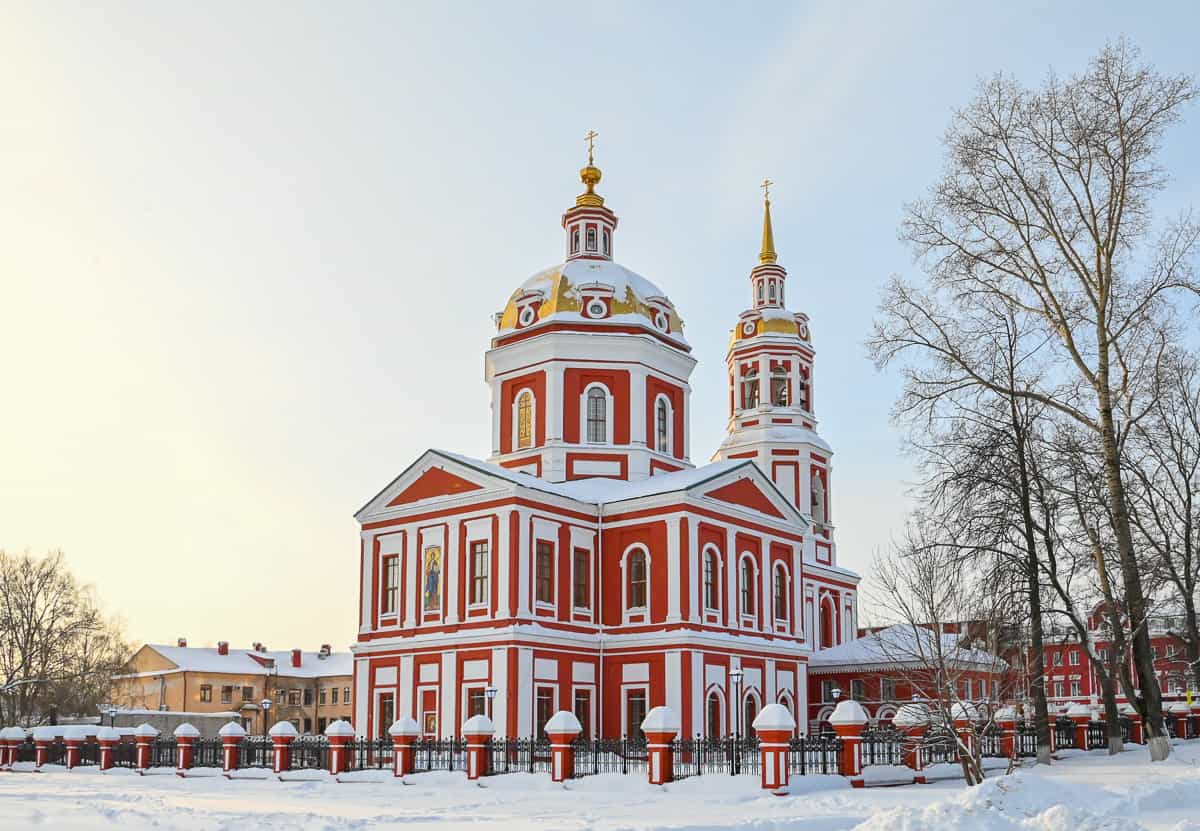 Торжественные богослужения в Навечерие Рождества Христова в Спасском соборе