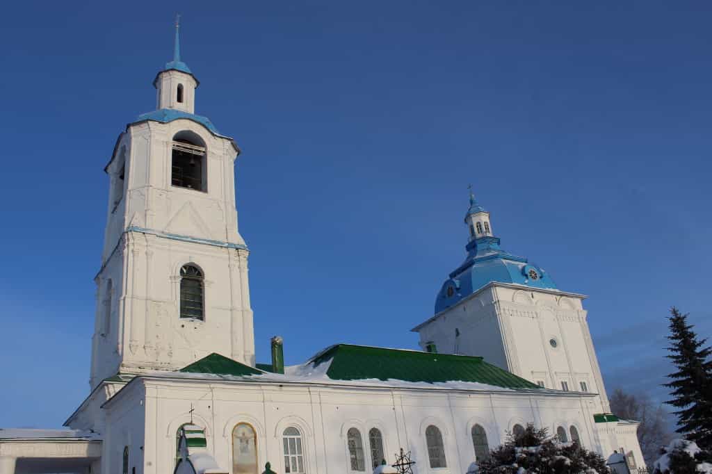 Встреча иконы священномученика Михаила Тихоницкого в Троицкой церкви села Быстрица