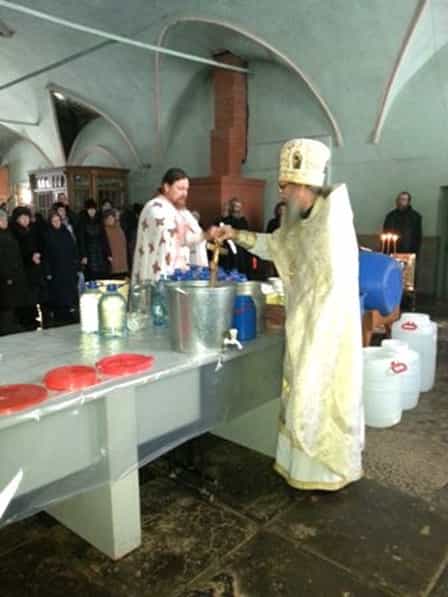 Праздник Крещения Господня в Великорецком подворье Свято-Трифонова монастыря