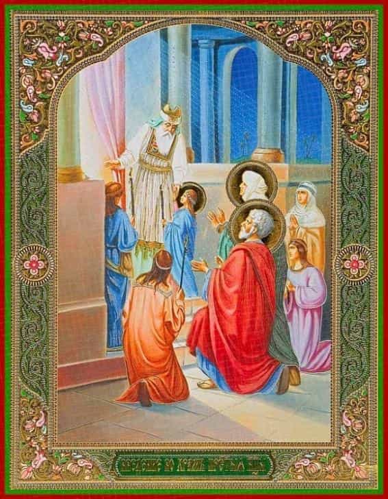 4 декабря — Введение во храм Пресвятой Владычицы нашей Богородицы и Приснодевы Марии