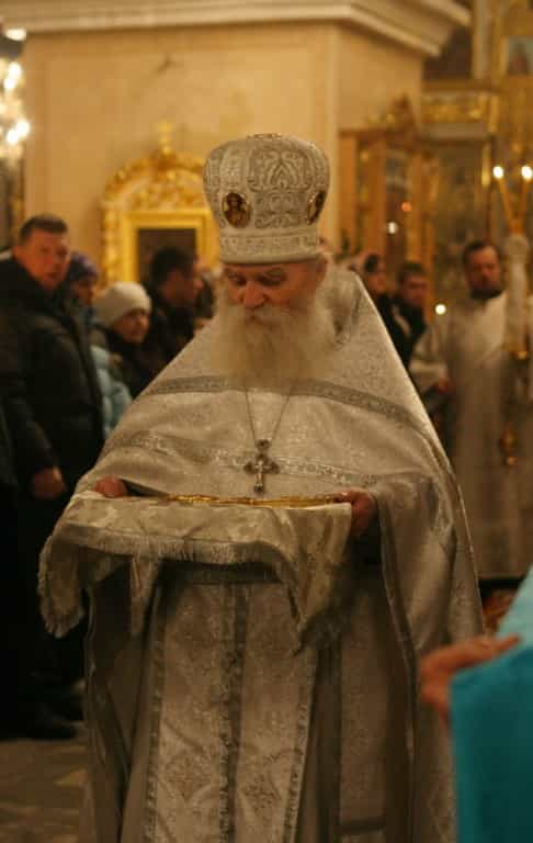 В праздник Крещения Господня митрополит Вятский и Слободской Марк совершил Литургию и Чин Великого освящения воды в Успенском кафедральном соборе