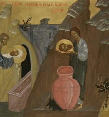 9 марта – Первое и второе Обретение главы Иоанна Предтечи