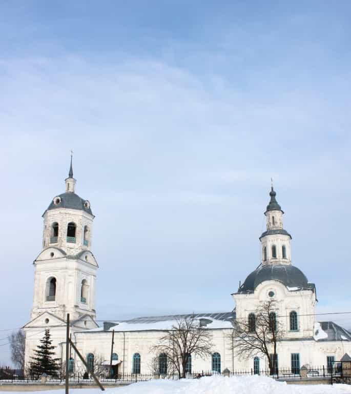 Торжественное богослужение в Зосимо-Савватьевской церкви села Коршик