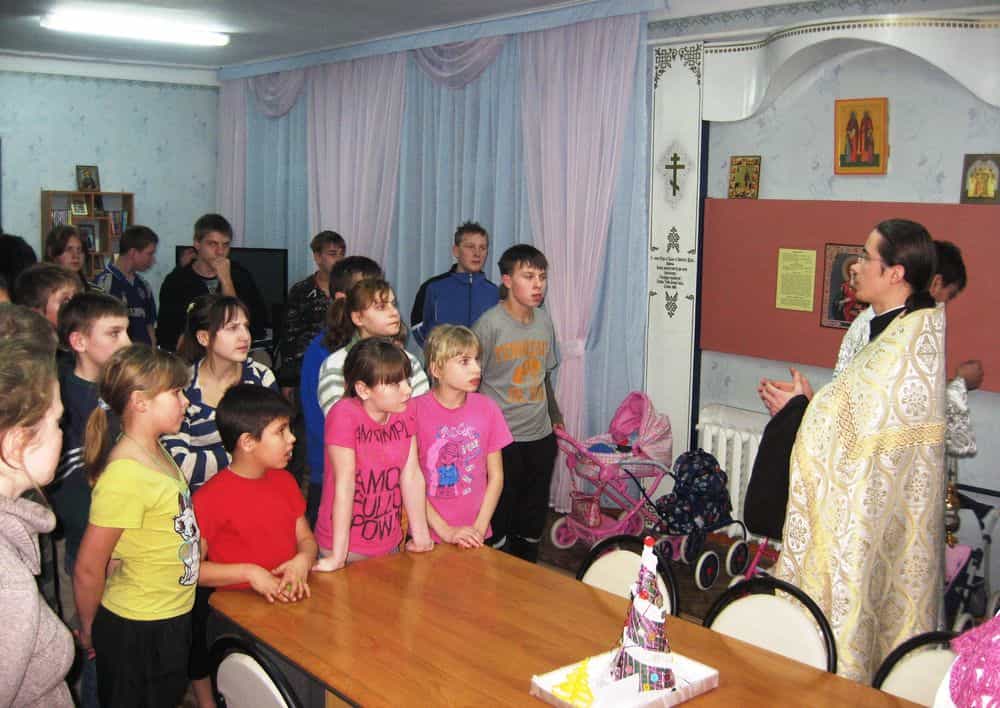 Рождественская акция в школе-интернате для детей-сирот г. Слободского