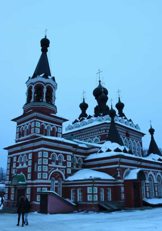 Чин Пассии в Свято-Серафимовском соборе города Кирова