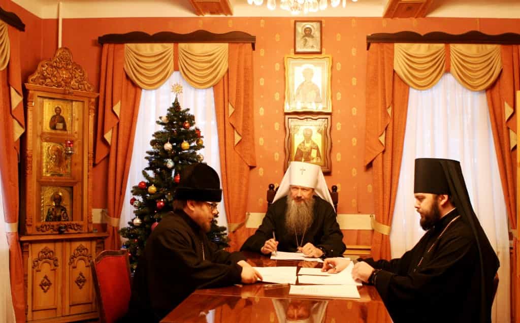 Состоялся Архиерейский совет Вятской Митрополии