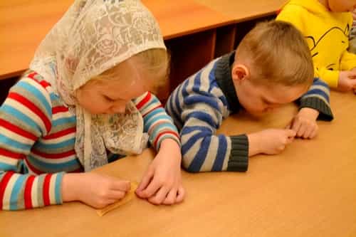 На Приходе святых мучениц Веры, Надежды, Любови и матери их Софии состоялись уроки, посвященные Дню православной книги