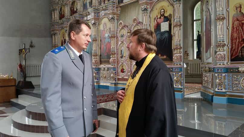 Молебен святым мученикам Флору и Лавру в Крестовоздвиженском храме п. Мурыгино