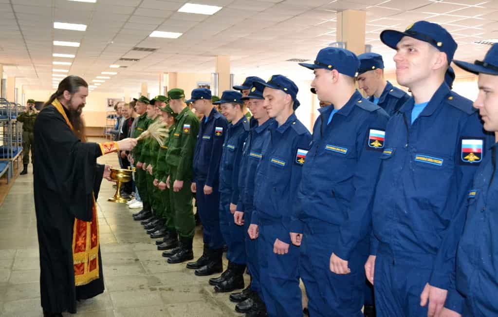Благословение призывников на служение Отечеству