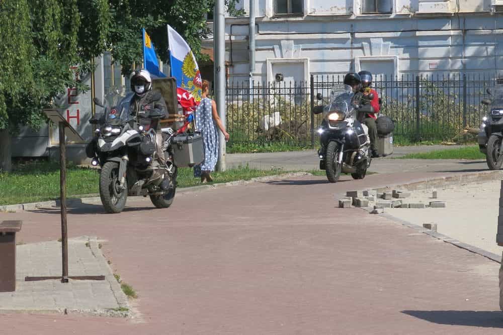 Крестный мотопробег из Владивостока в Санкт-Петербург прошел через Вологду