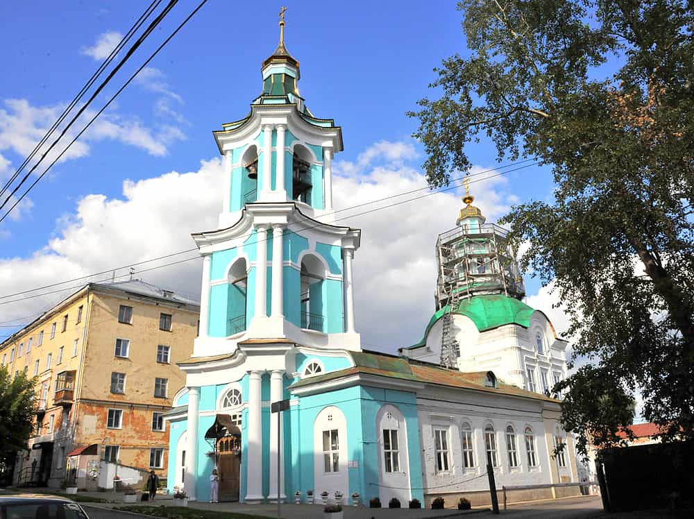 Всенощное бдение в Царево-Константиновской Знаменской церкви города Кирова