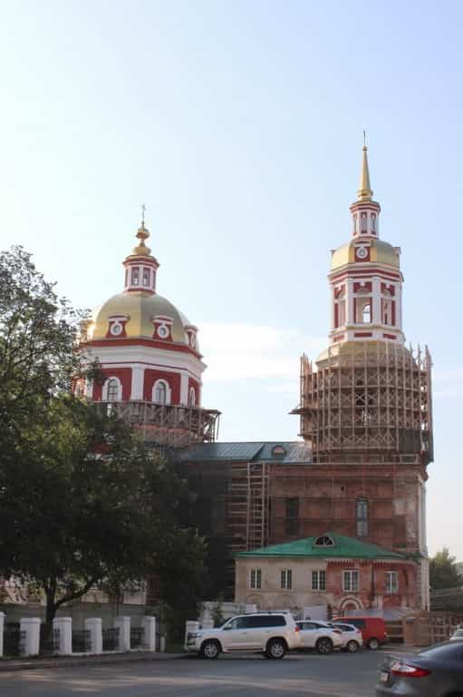 Престольный праздник Спасского собора: первая Божественная литургия в верхнем храме