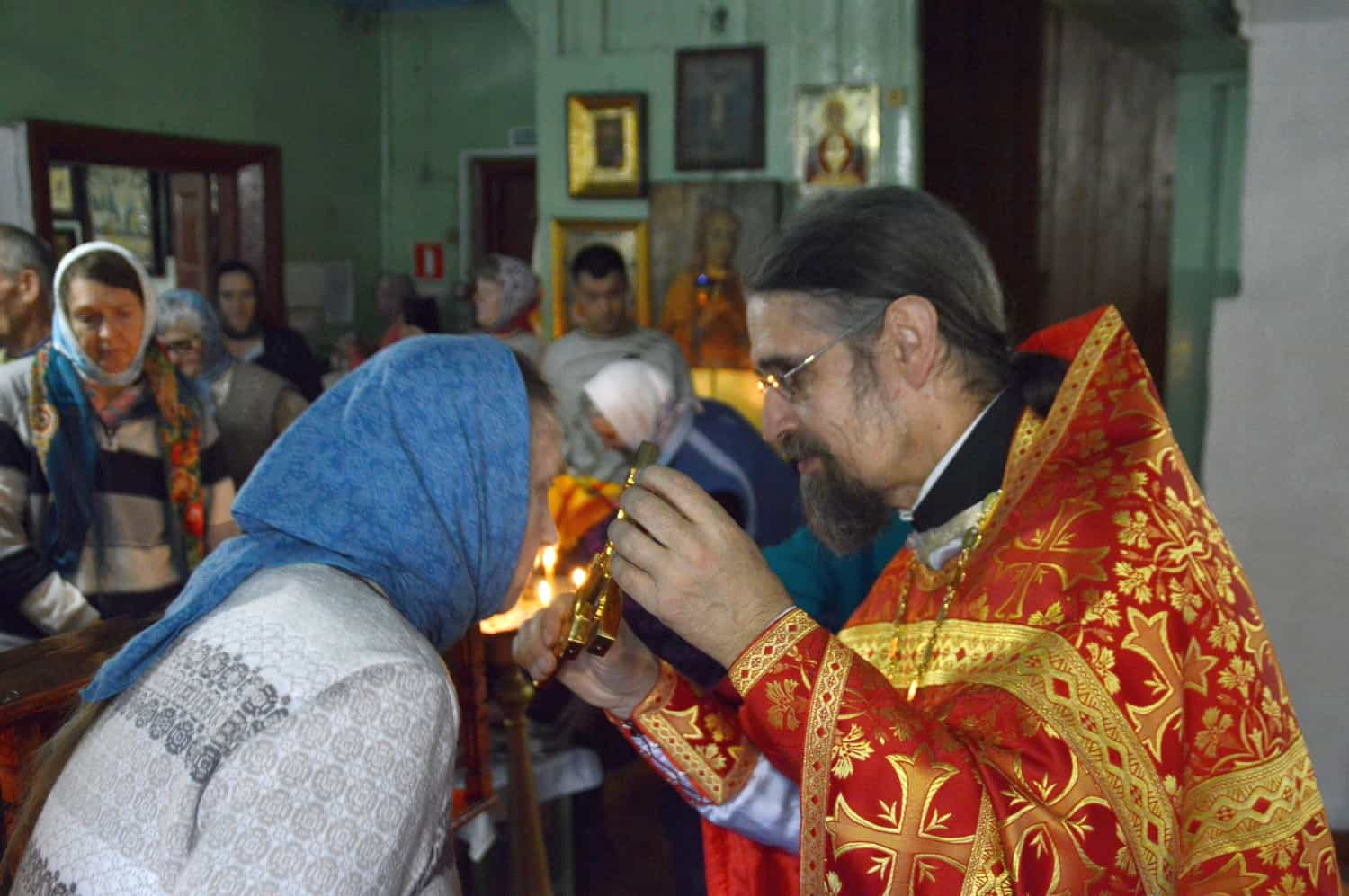 В селе Черновское молитвенно почтили 85-ю годовщину расстрела священномученика Александра Аксенова