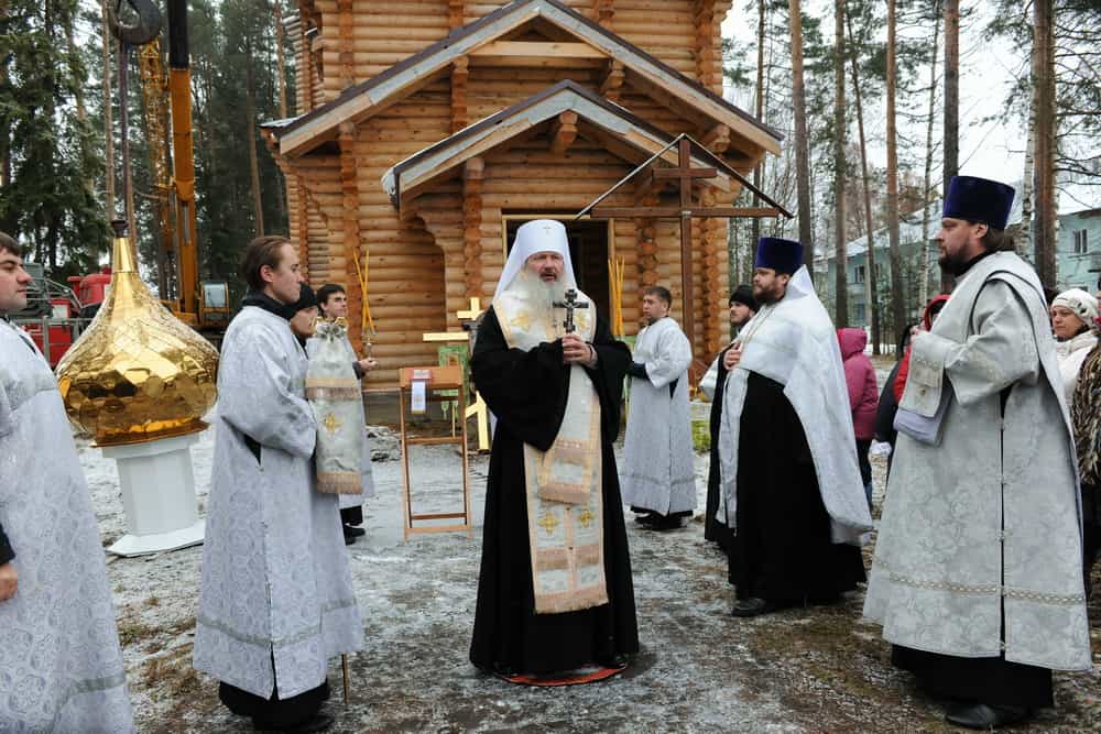 Состоится освящение храма Великомученика Георгия Победоносца поселка Мирный