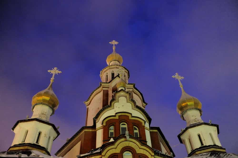 Праздничное богослужение в храме святых мучениц Веры, Надежды, Любови и матери их Софии в день Ангела митрополита Марка