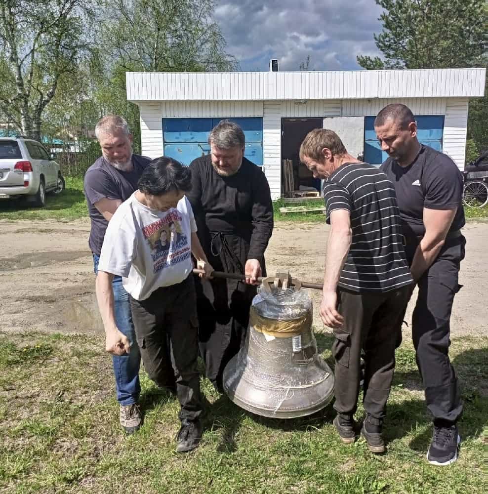 Освящение колоколов в храме Почаевской иконы Божией Матери поселка Гирсово