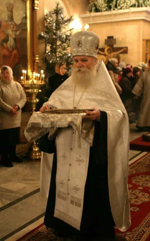 Митрополит Марк совершил Всенощное бдение в Трифоновом монастыре накануне Рождества Христова