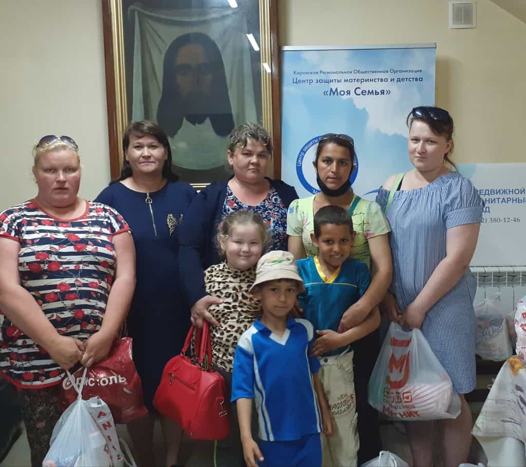 Передвижной Гуманитарный склад оказал помощь семьям Советского района