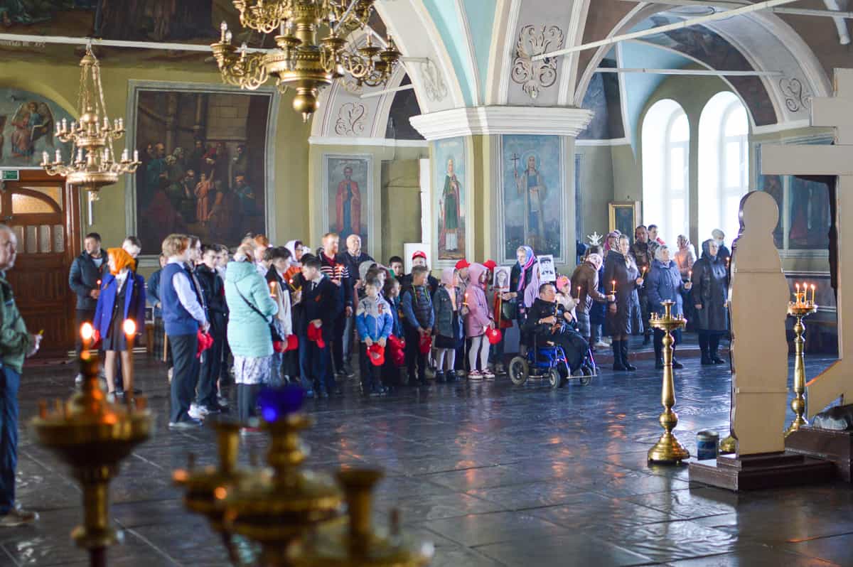 День Победы на приходе Троицкого храма села Быстрица