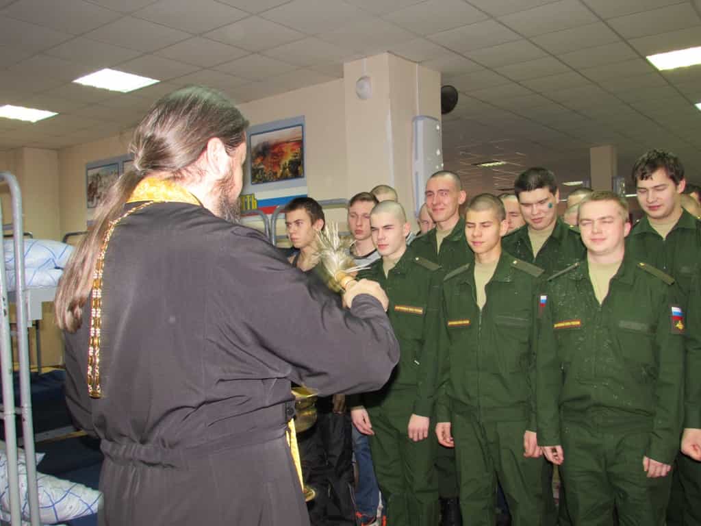 Благословение призывников на достойное служение Отечеству