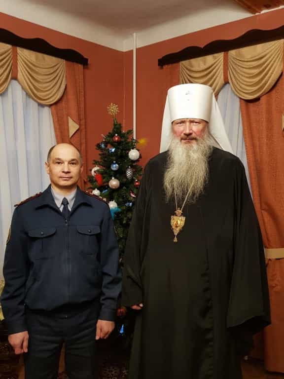 Встреча главы Вятской митрополии и нового начальника УФСИН России по Кировской области