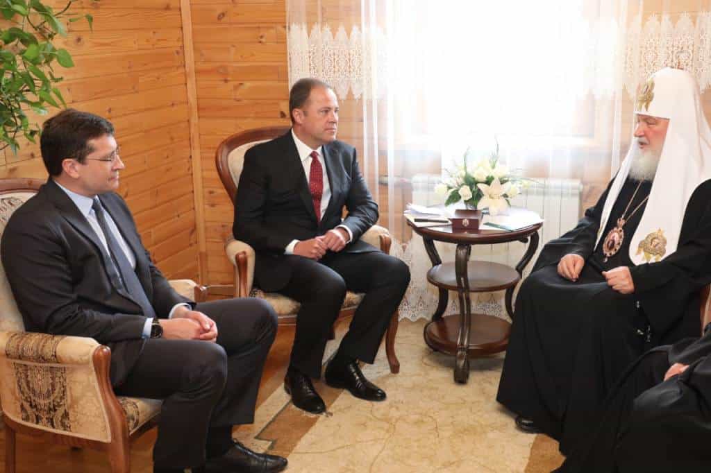 Состоялась встреча полномочного представителя Президента РФ в ПФО с Патриархом Кириллом