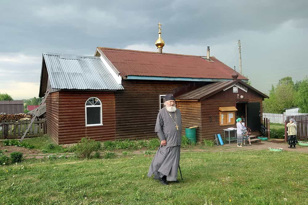 Встреча Великорецкого крестного хода в селе Загарье