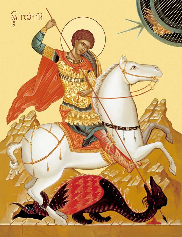 Патриаршее приветствие участникам принесения ковчега с мощами великомученика Георгия Победоносца в епархии Русской Православной Церкви