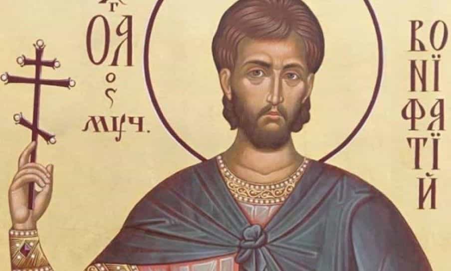 1 января Церковь чтит память святого мученика Вонифатия