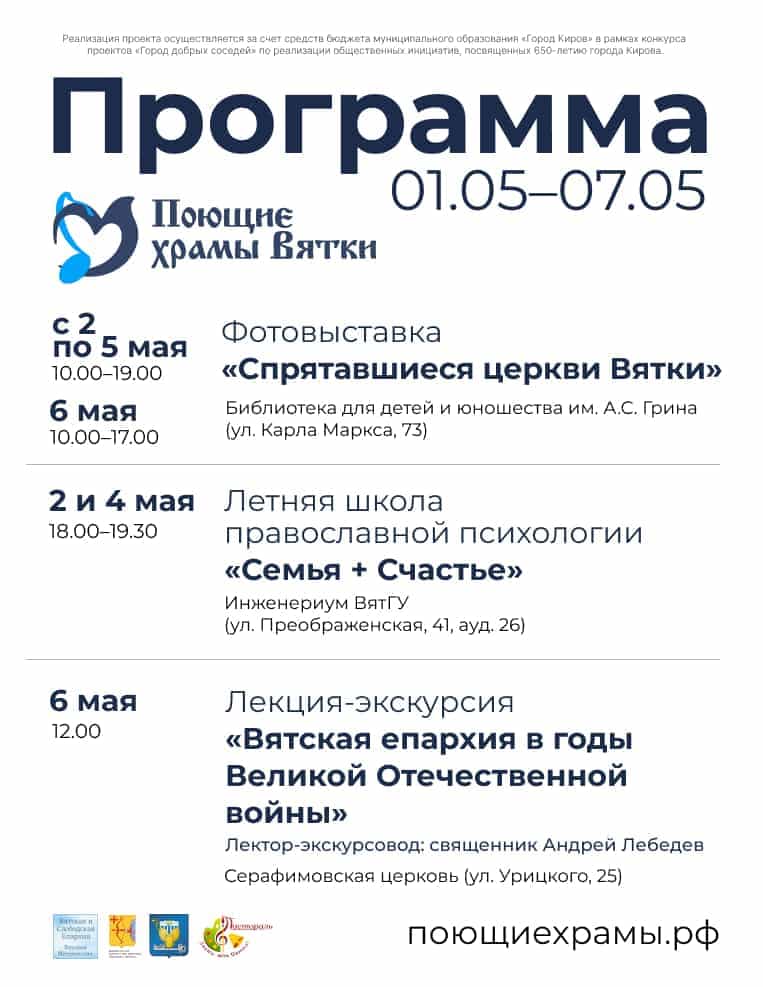 Поющие храмы Вятки