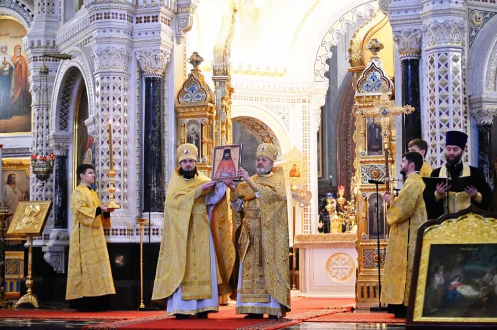 В день памяти отцов VII Вселенского Собора Предстоятель Русской Церкви совершил Литургию и возглавил торжества по случаю прославления в лике святых архимандрита Геннадия (Парфентьева)