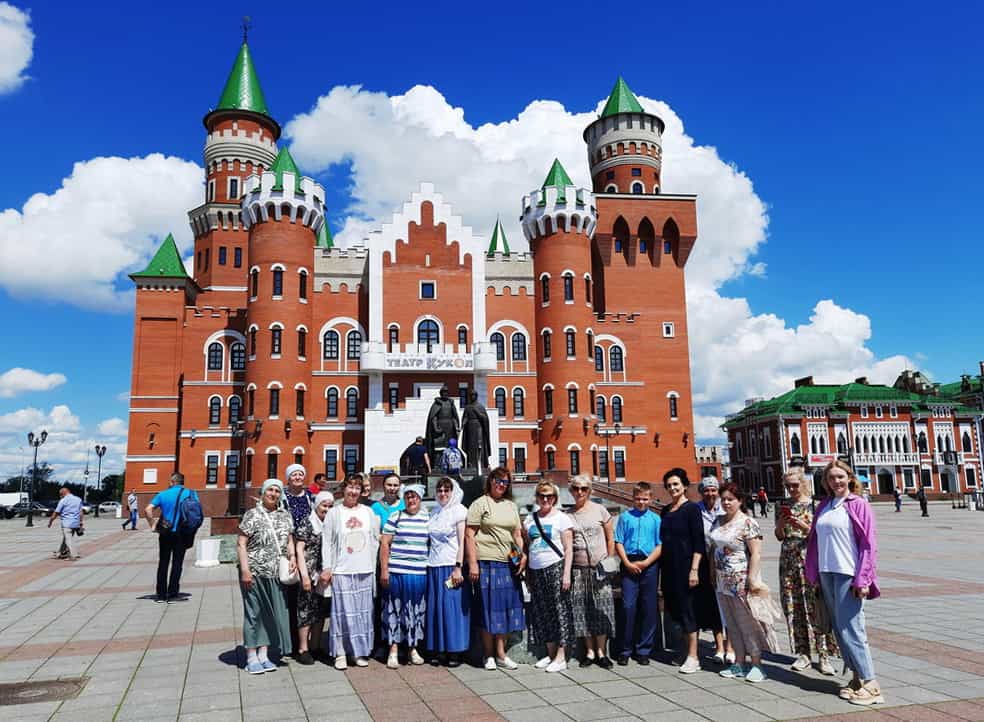 Паломники Трифонова монастыря посетили святые места Яранской епархии, Йошкар-Олинской и Нижегородской митрополий