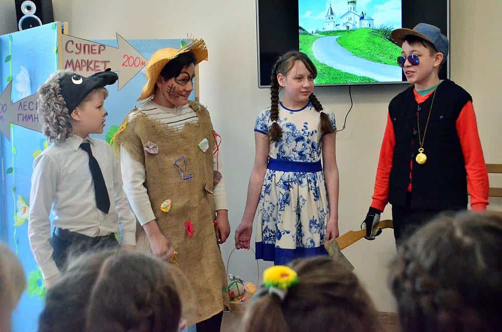 В воскресной школе храма в честь иконы Божией Матери «В скорбех и печалех Утешение» города Слободского состоялся Пасхальный праздник