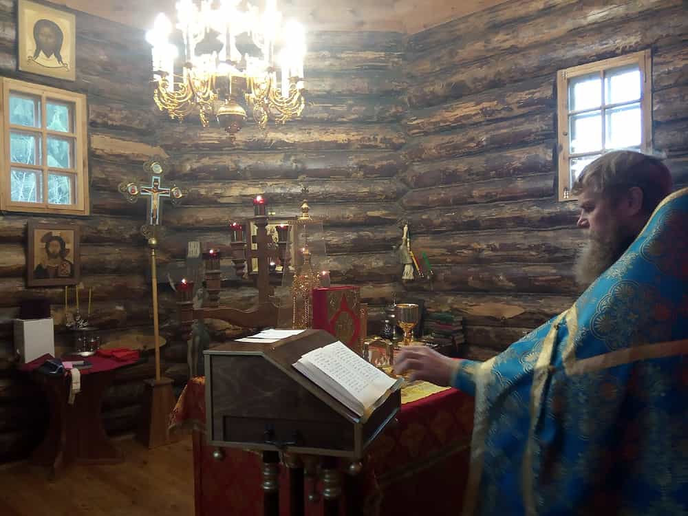 В храме в честь святых князей Бориса и Глеба села Никульчино состоялось богослужение древнерусским чином