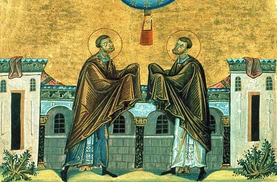 14 ноября Церковь чтит память святых бессребреников Космы и Дамиана Асийских и матери их преподобной Феодотии