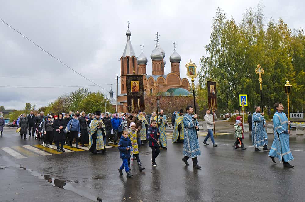 21 сентября совершился престольный праздник Всехсвятского собора города Кирово-Чепецка