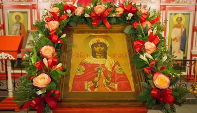 Престольный праздник в честь святой великомученицы Варвары