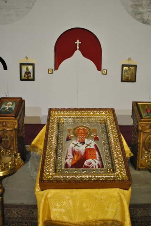 В Никольский храм г. Слободского привезен образ святителя Николая Чудотворца из г. Бари