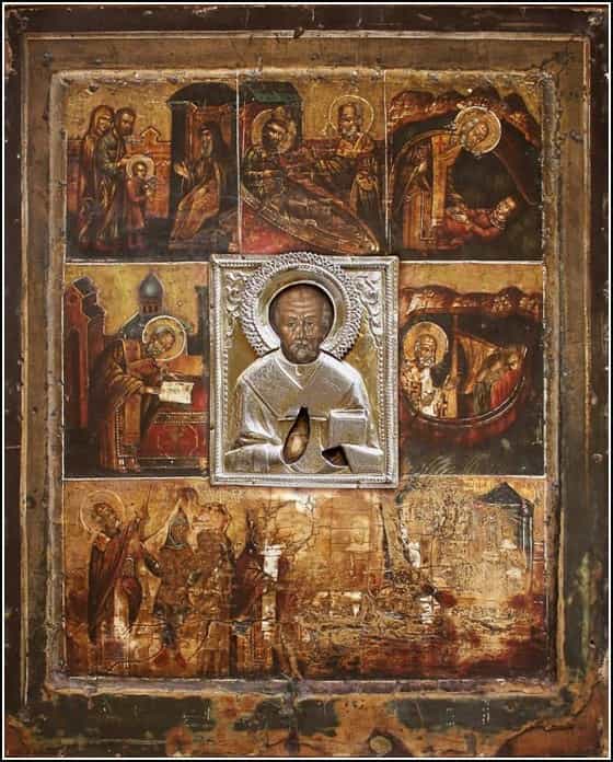 Молебен с акафистом святителю Николаю перед Великорецкой иконой в ноябре 2022 года
