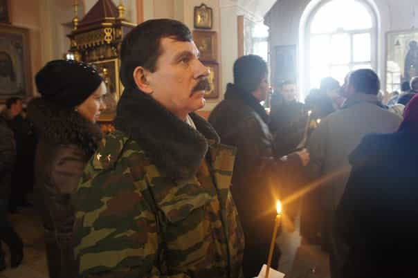 Панихида по погибшим воинам